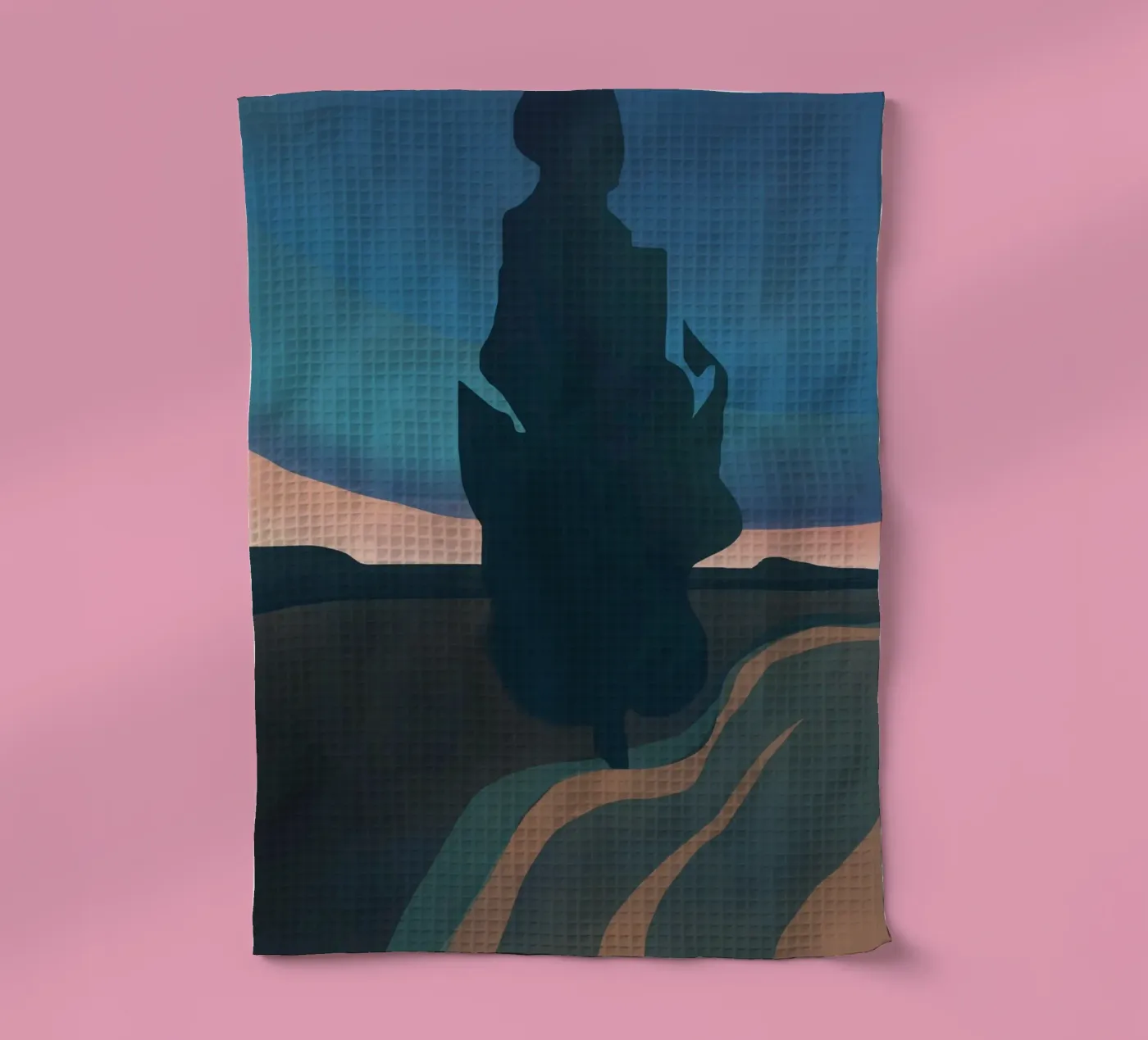 Abendbaum Geschirrtuch von Little Dean