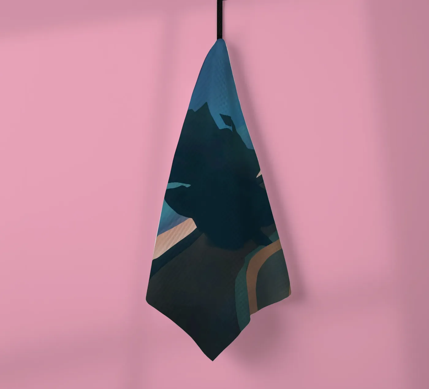 Abendbaum Geschirrtuch von Little Dean