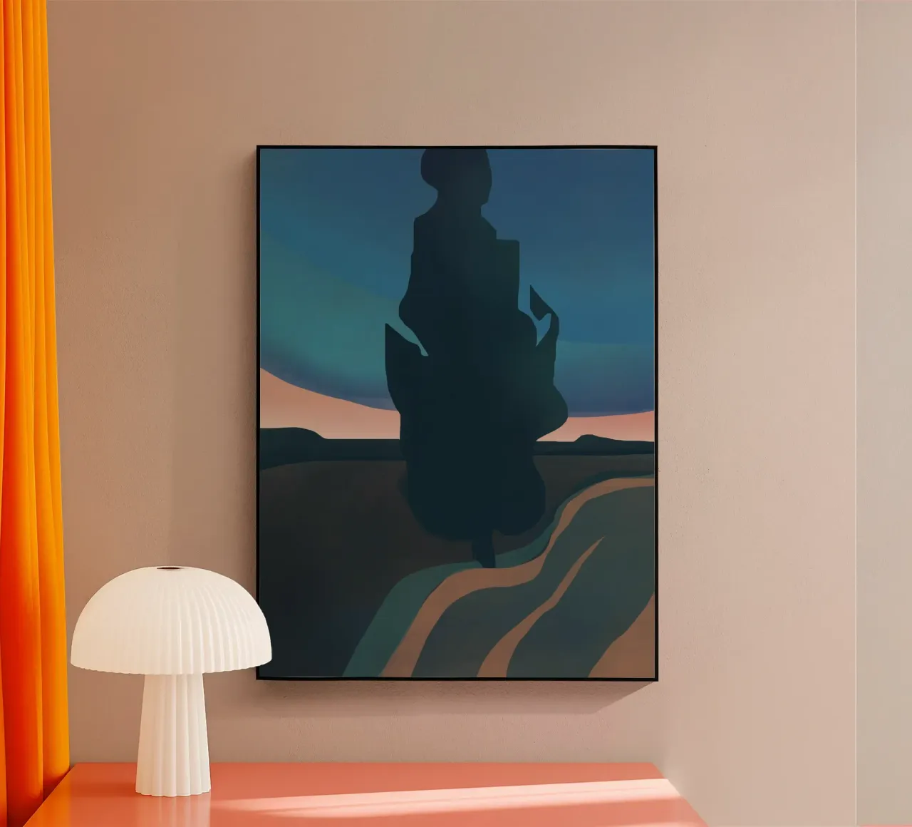 Arbre du soir plexiglas de Little Dean