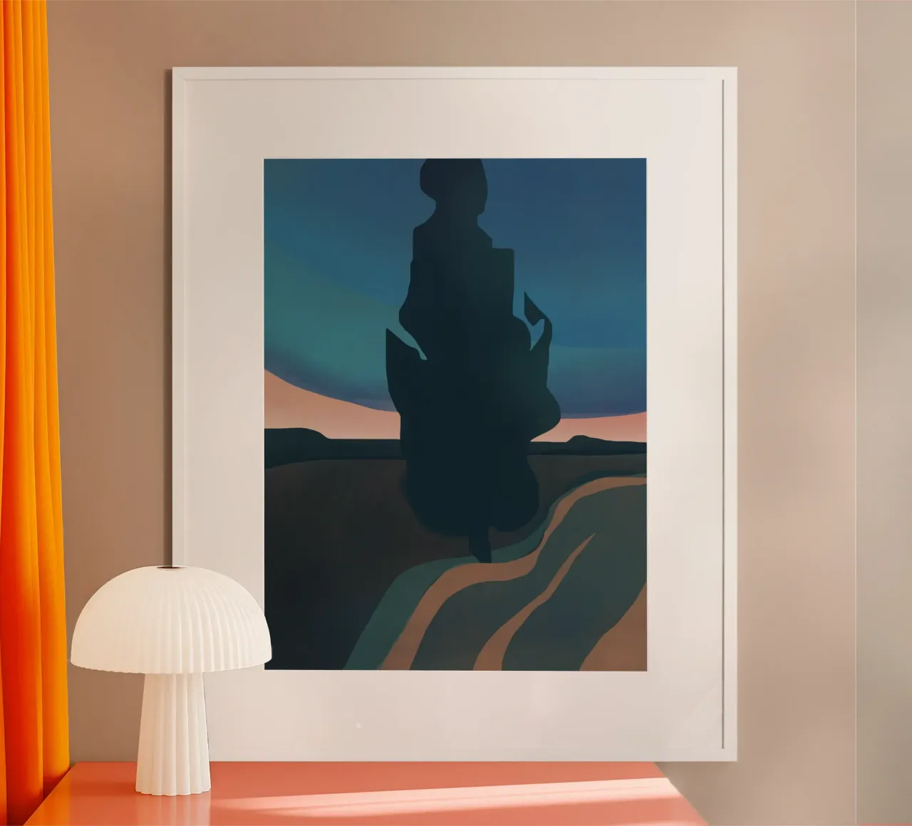 Evening Tree poster by Little Dean