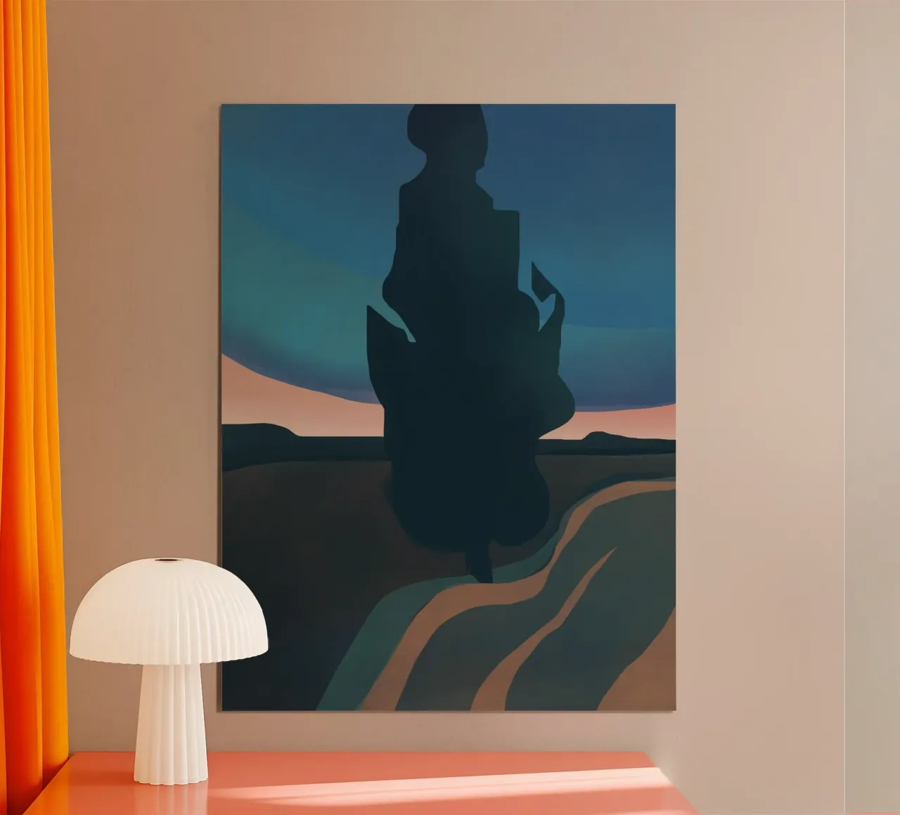 Evening Tree poster by Little Dean