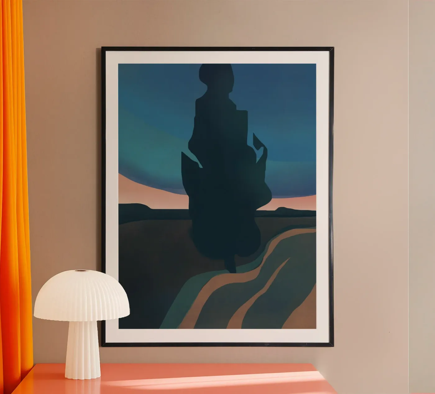 Albero della sera poster da Little Dean