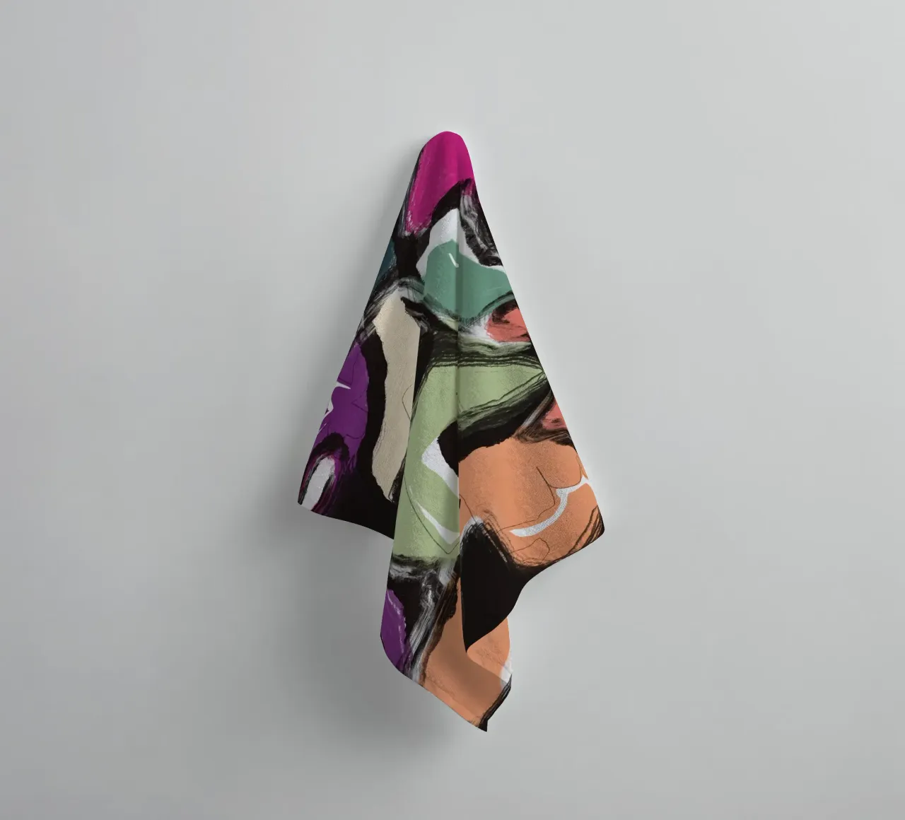 Abstraction 02 towel by Little Dean