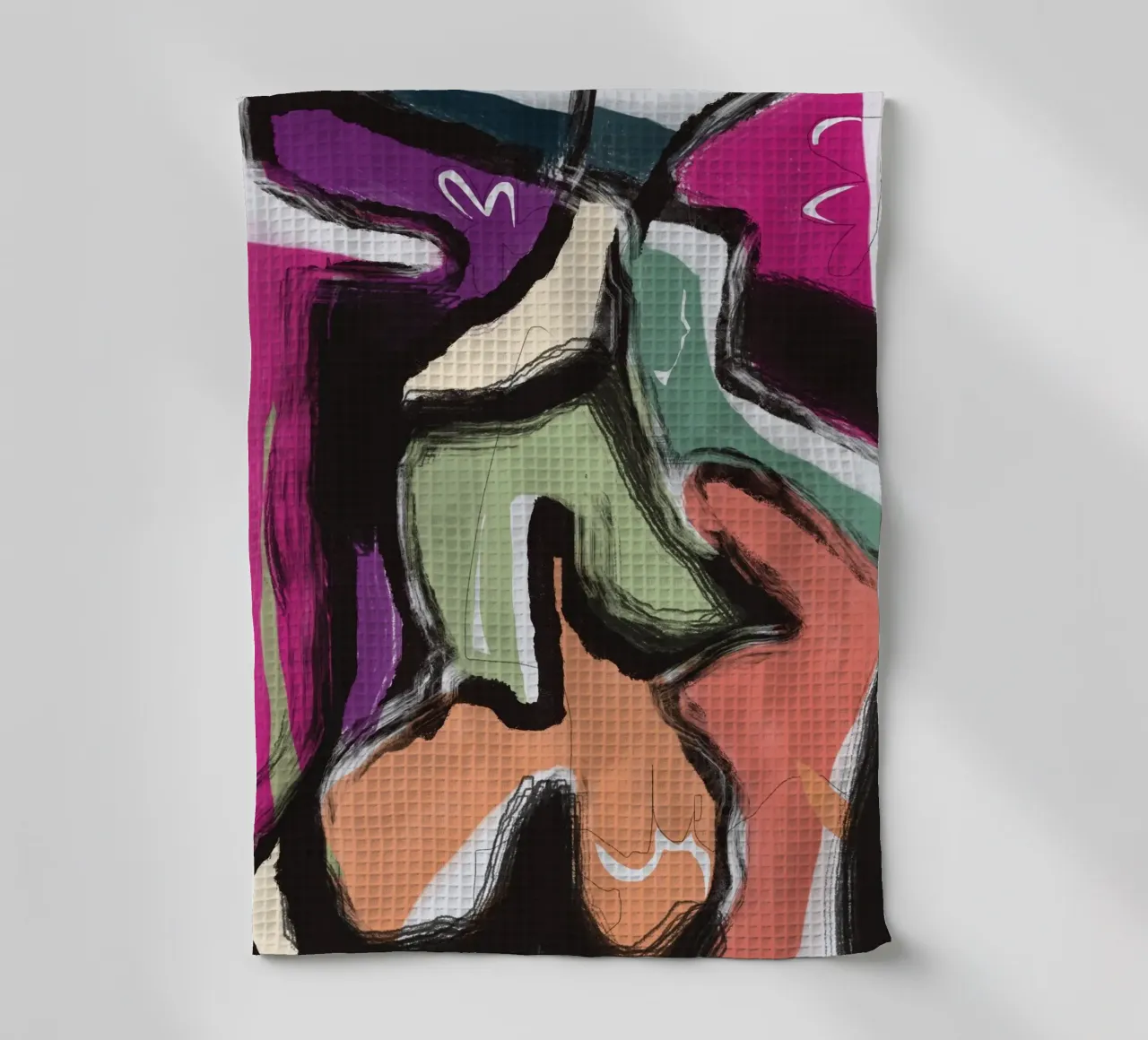 Abstraction 02 torchon de Little Dean