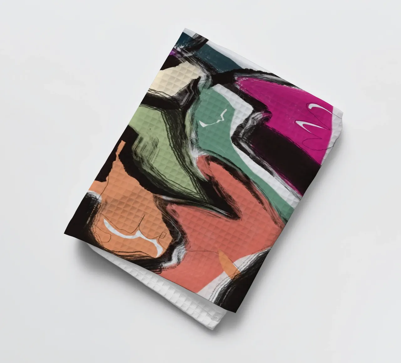 Abstraction 02 torchon de Little Dean