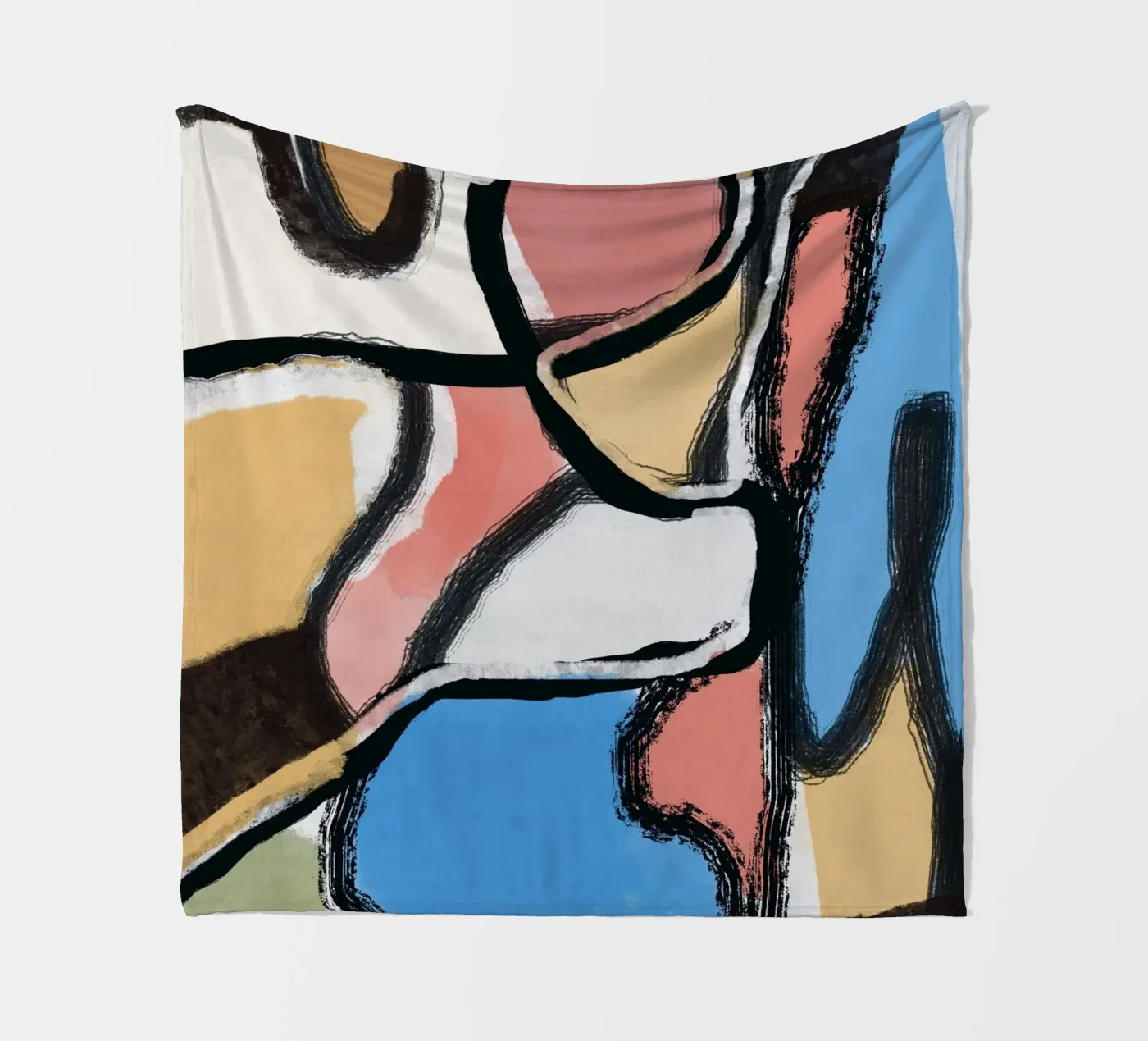 Abstraction fleecedeken van Little Dean