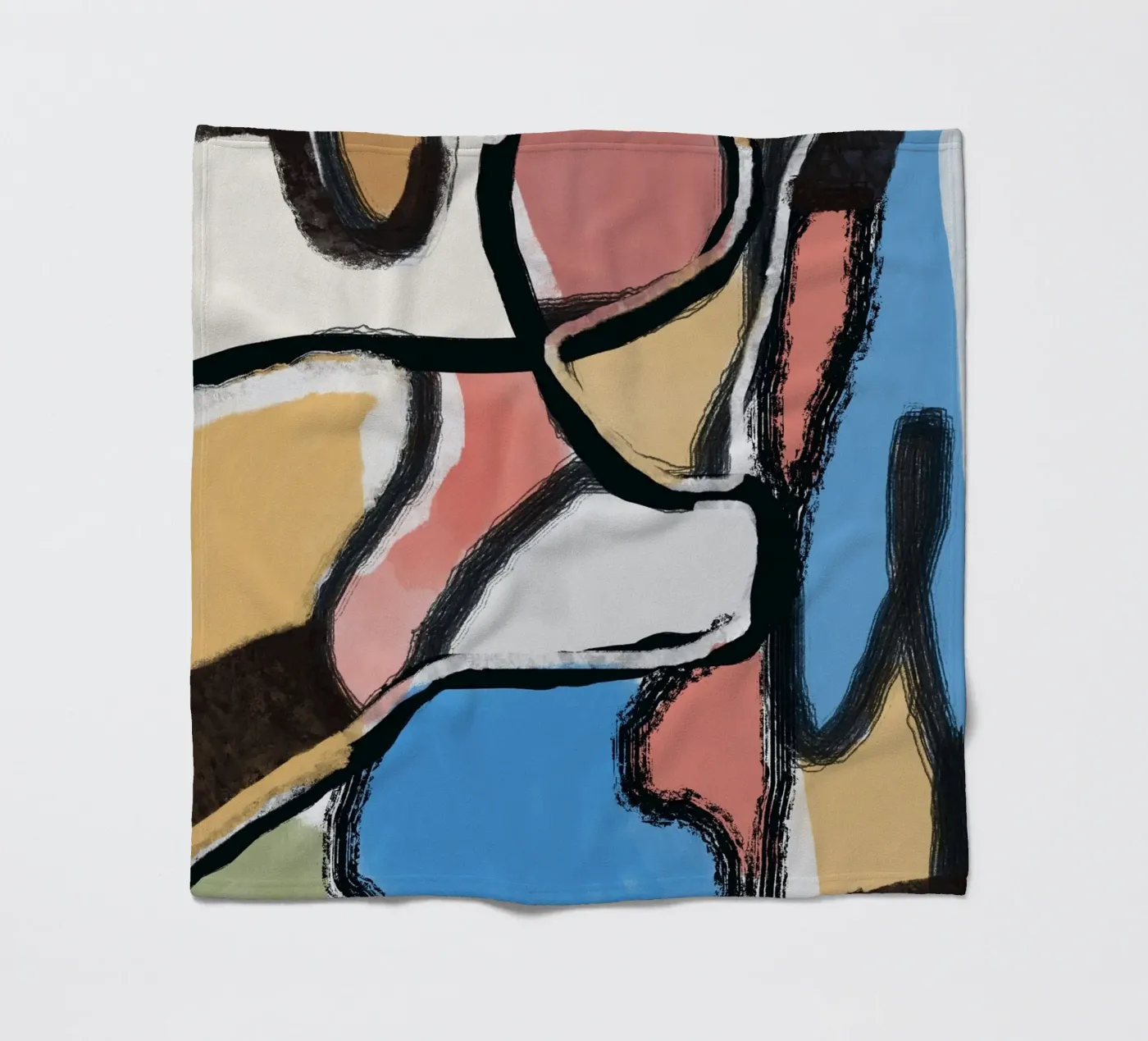 Abstraction fleecedeken van Little Dean