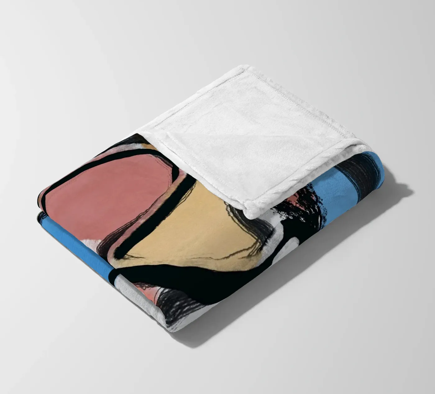 Abstraction fleecedeken van Little Dean