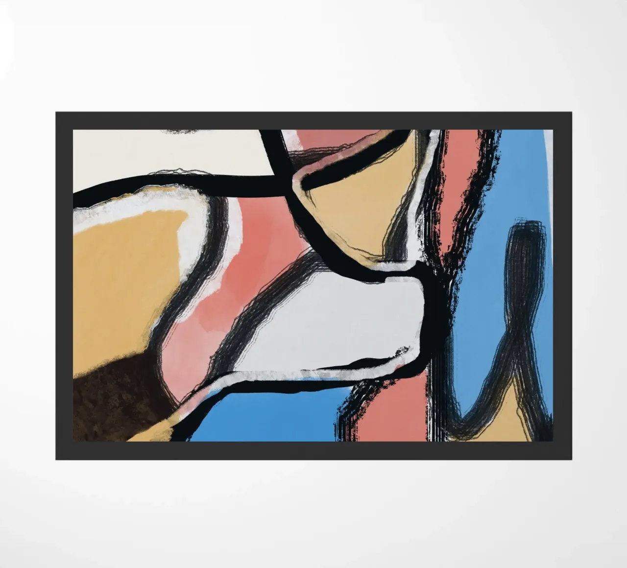 Abstraction doormat by Little Dean