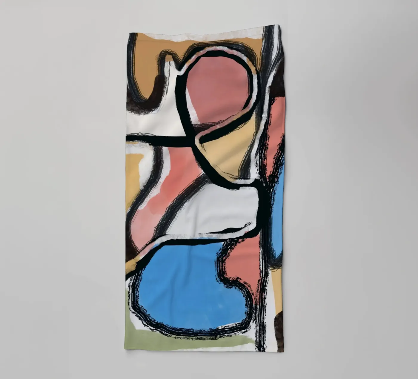 Abstraction towel by Little Dean