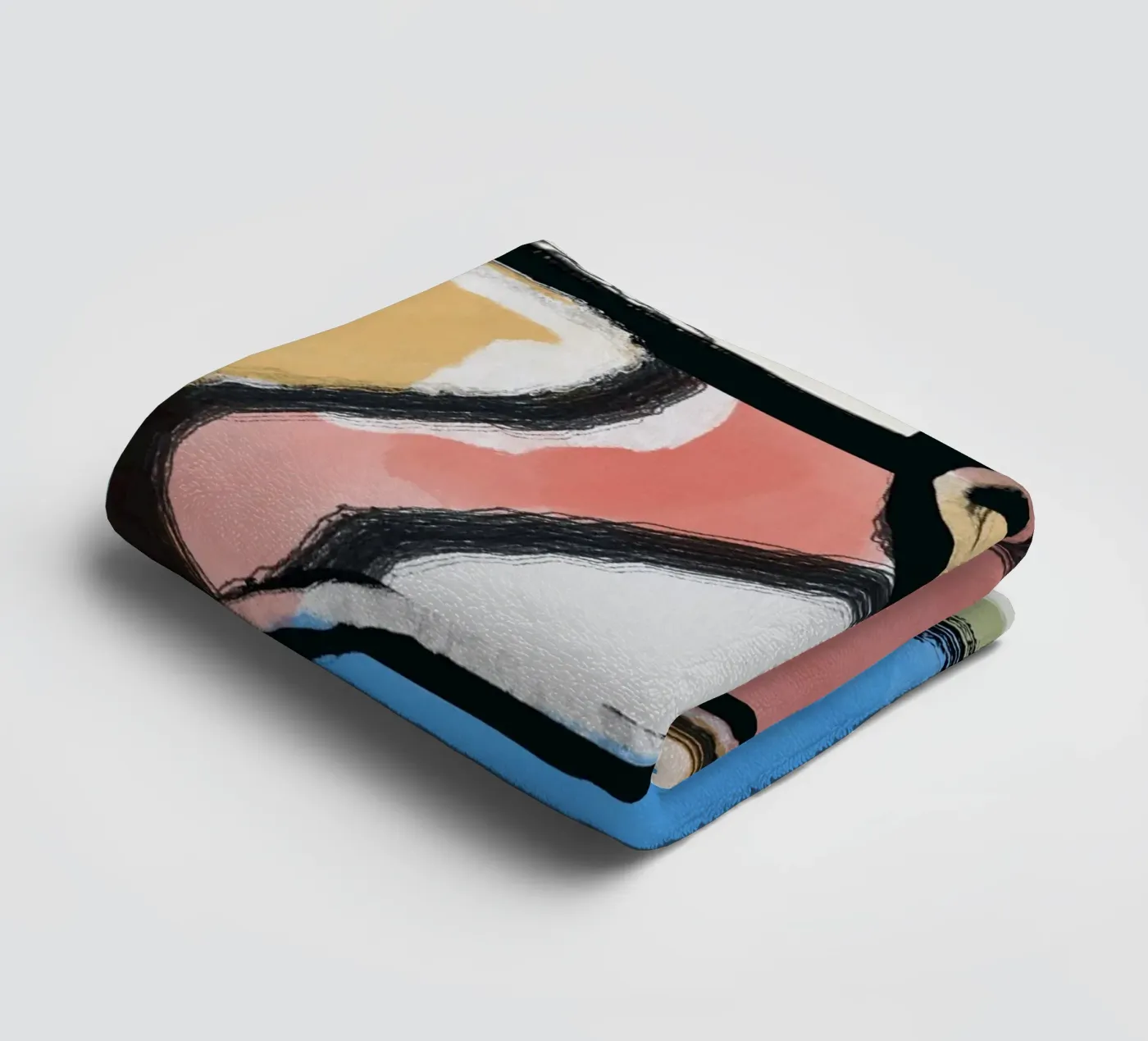 Abstraction towel by Little Dean