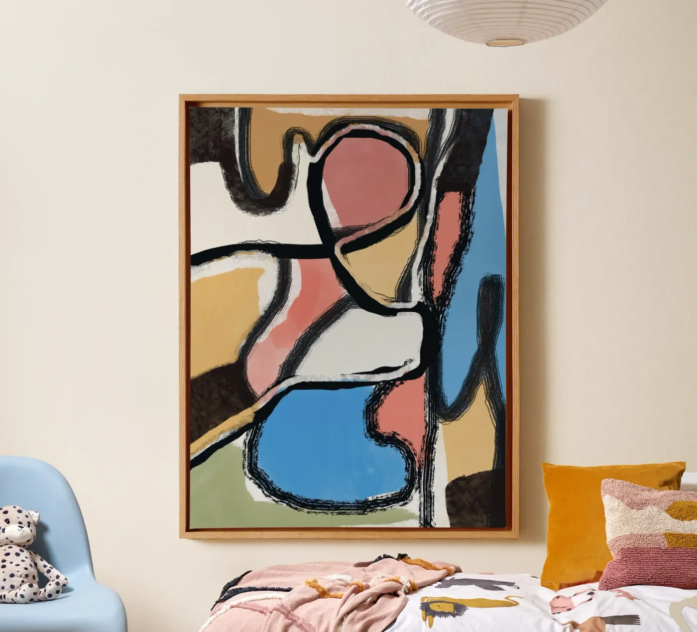 Abstraction canvas by Little Dean