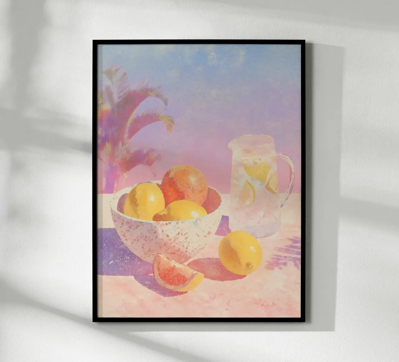 Delicati rinfreschi estivi poster con telaio in alluminio da Carinaprint