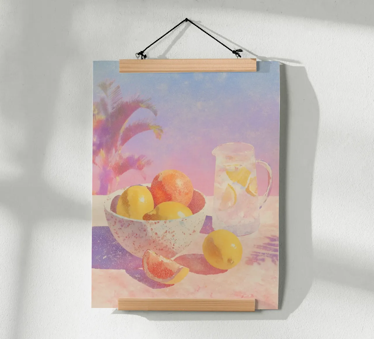 Delicati rinfreschi estivi poster con telaio in alluminio da Carinaprint