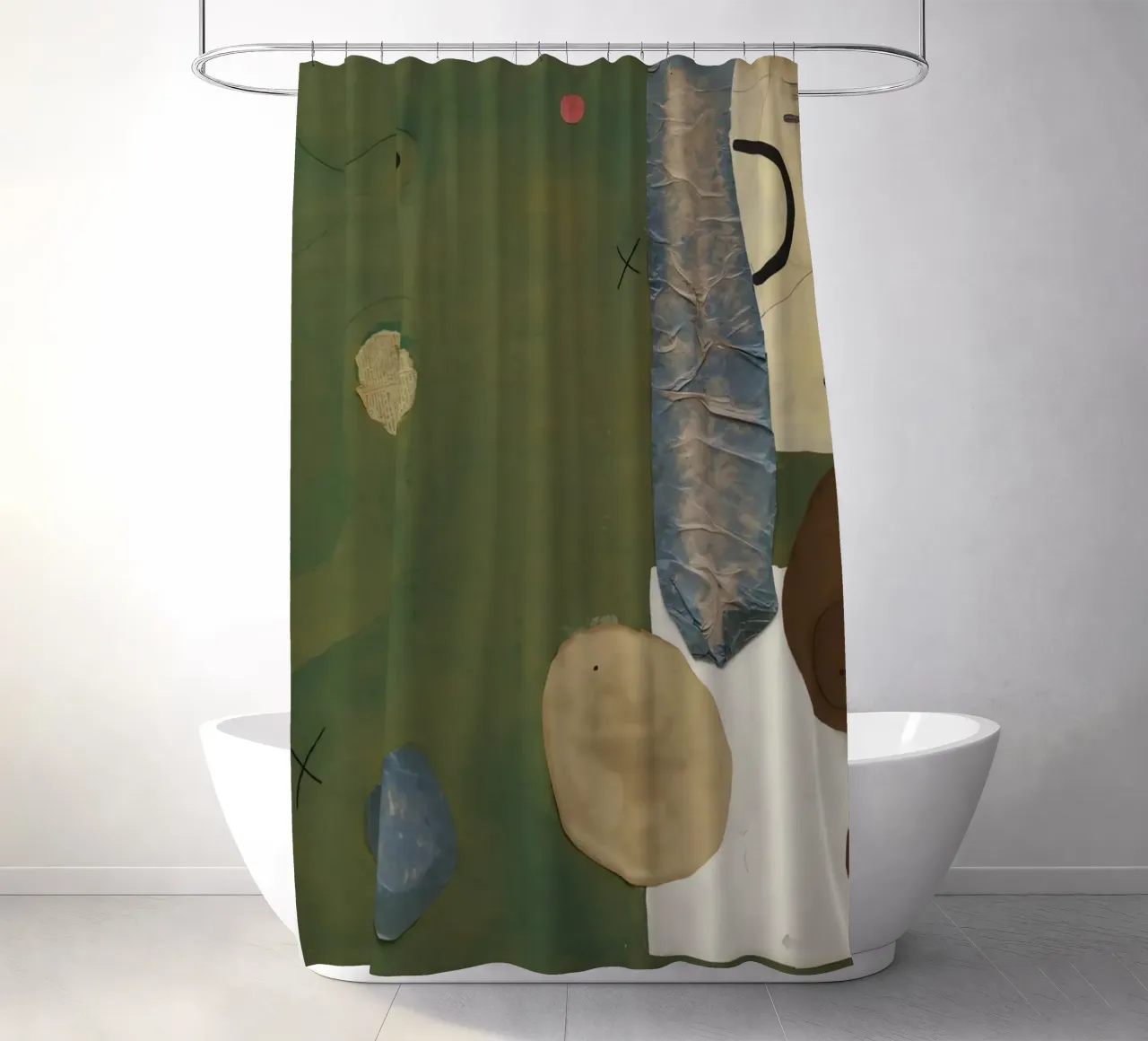 Joan Miró shower curtain by Narciso