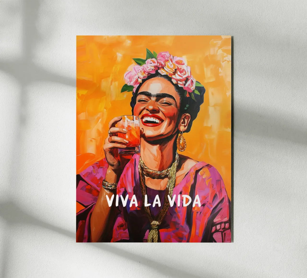 La gioia di vivere di Frida alluminio dibond da Carinaprint
