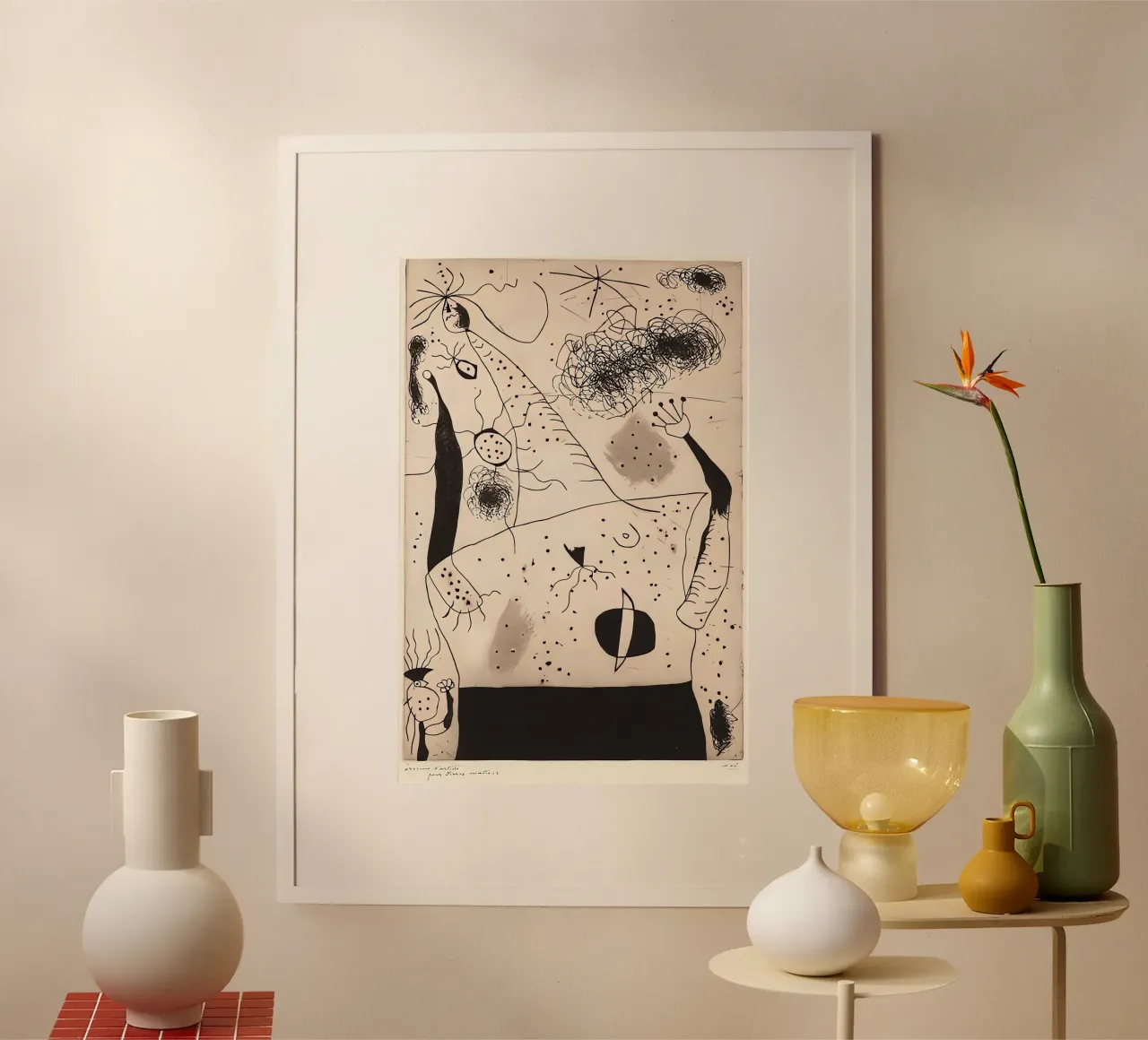 The Giantess poster con telaio in legno da Narciso
