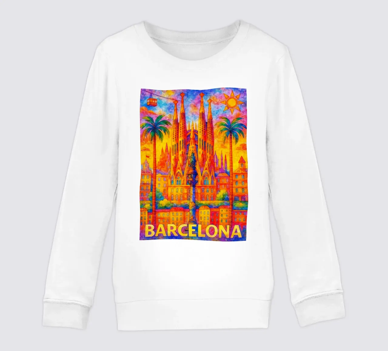 Barcelone, Espagne Peindre l'imagination sweat enfant de onestar
