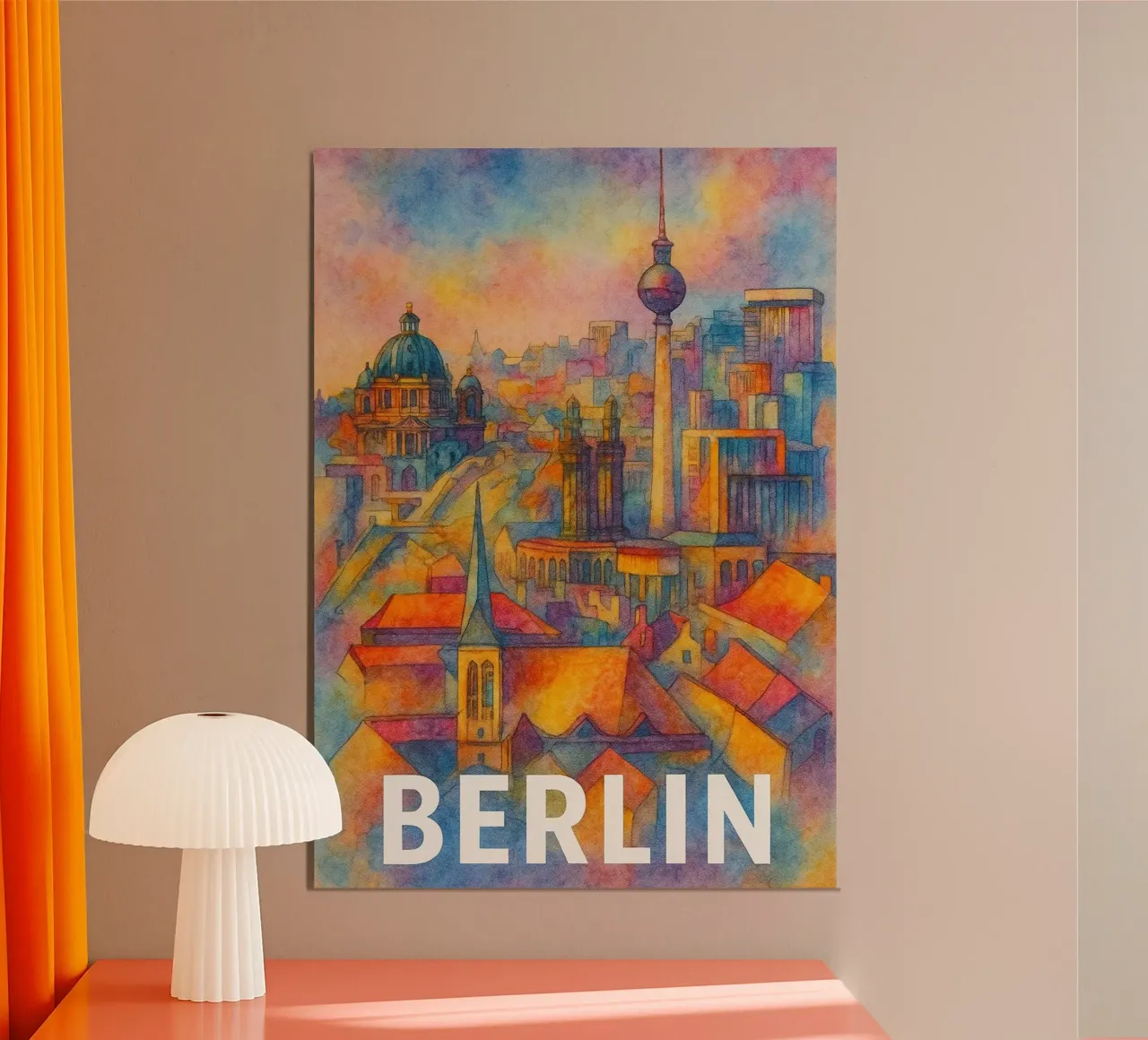 Berlino dipinge l'immaginazione poster da onestar
