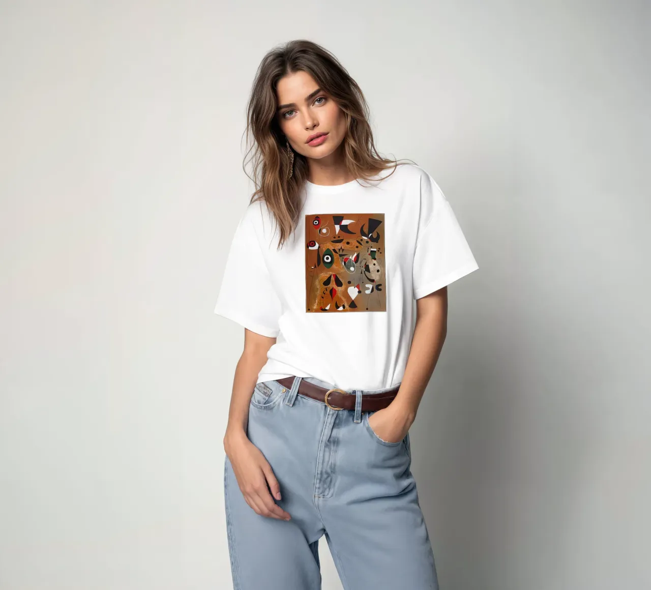 Donne, uccelli e una stella t-shirt da Narciso