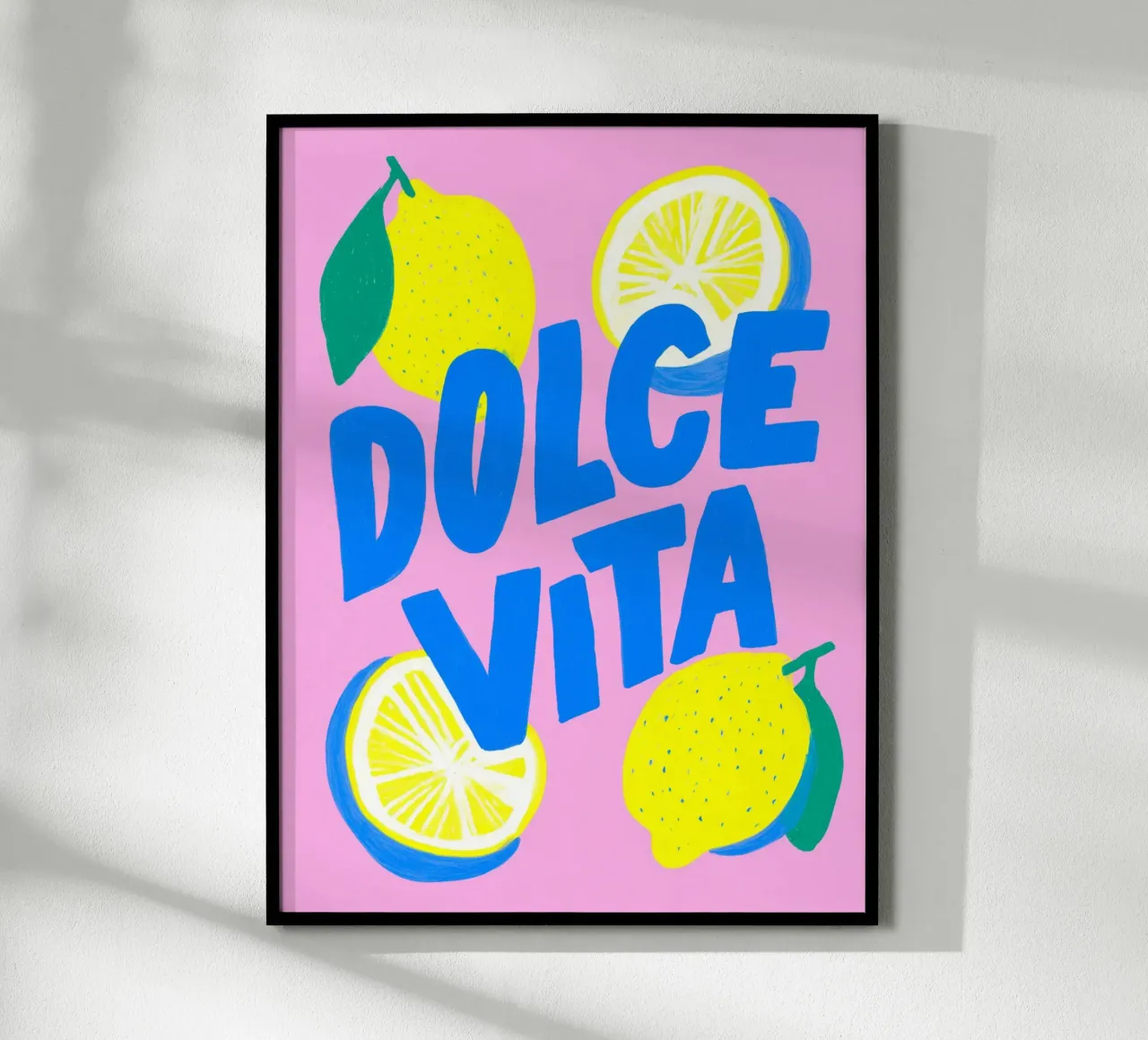 Dolce Vita, lemon joy hahnemühle by Carinaprint