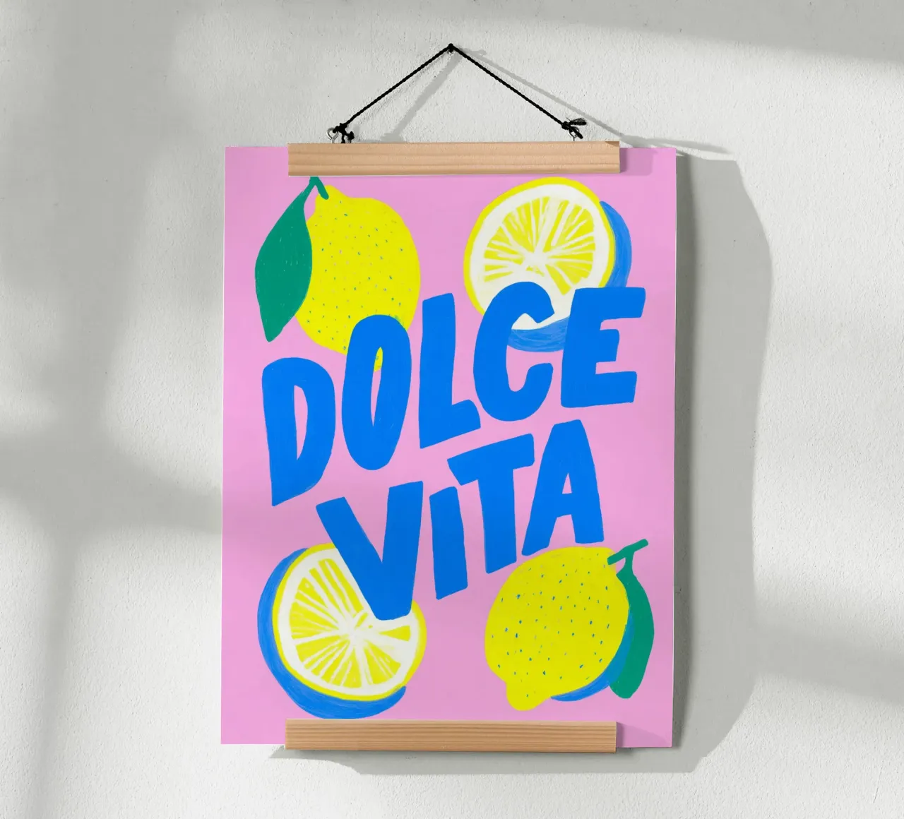 Dolce Vita, lemon joy hahnemühle by Carinaprint