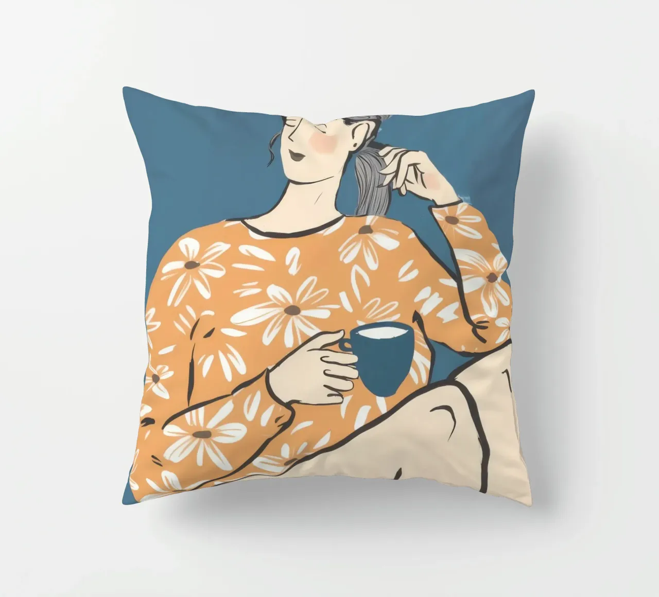 Tazza floreale Repose cuscino da Hollow Years