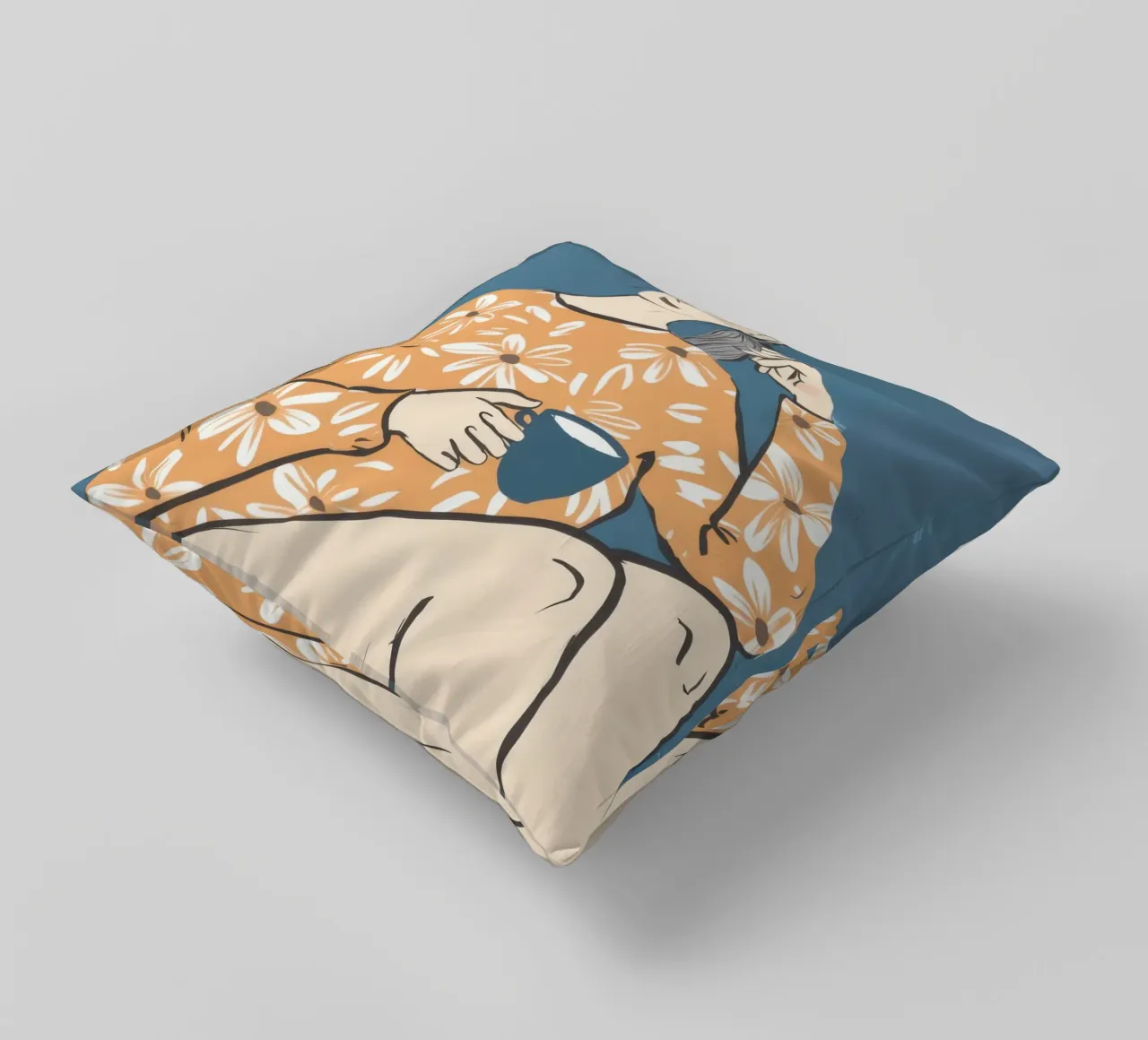 Tazza floreale Repose cuscino da Hollow Years