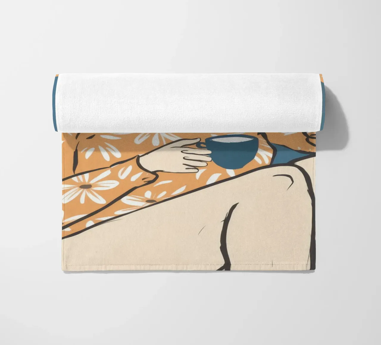 Tazza floreale Repose telo mare da Hollow Years