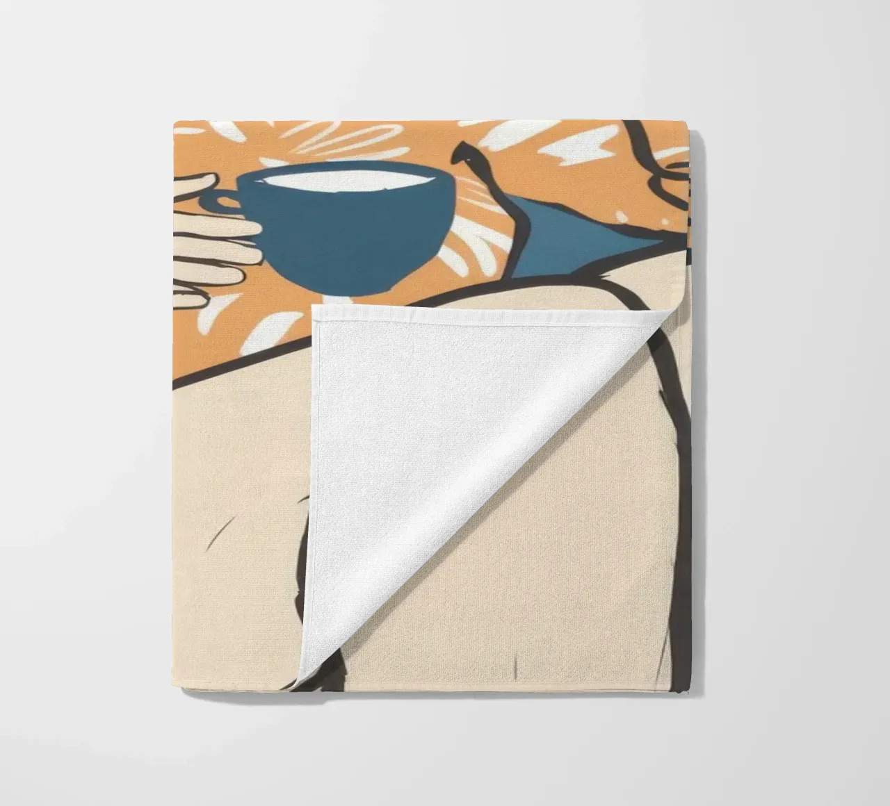 Tazza floreale Repose telo mare da Hollow Years