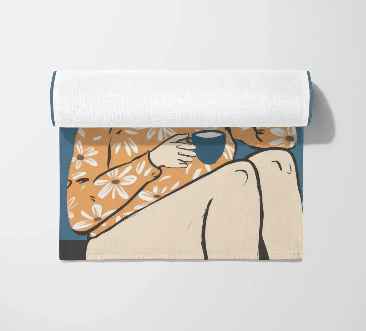 Tazza floreale Repose telo mare da Hollow Years