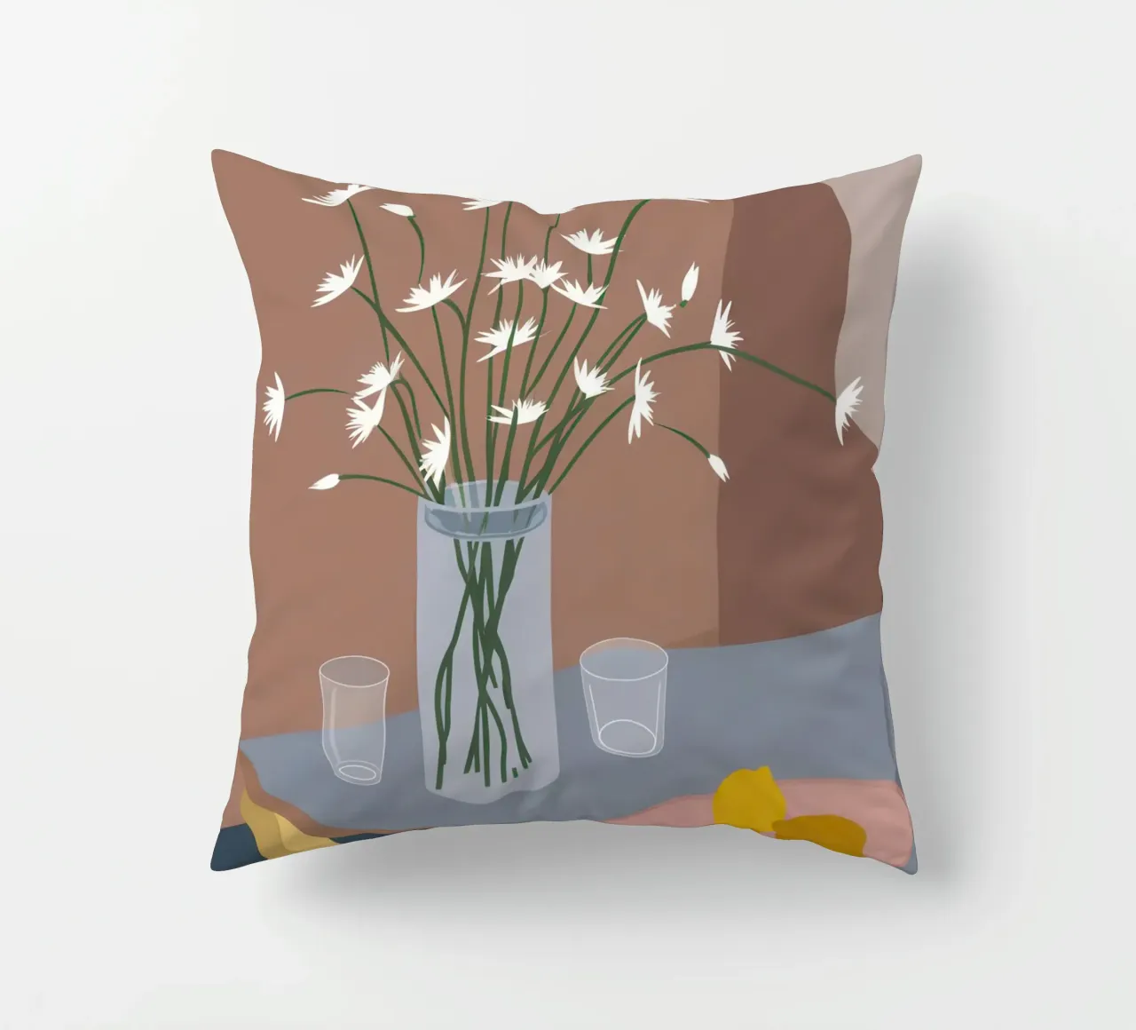 Margherite e limoni cuscino da Hollow Years