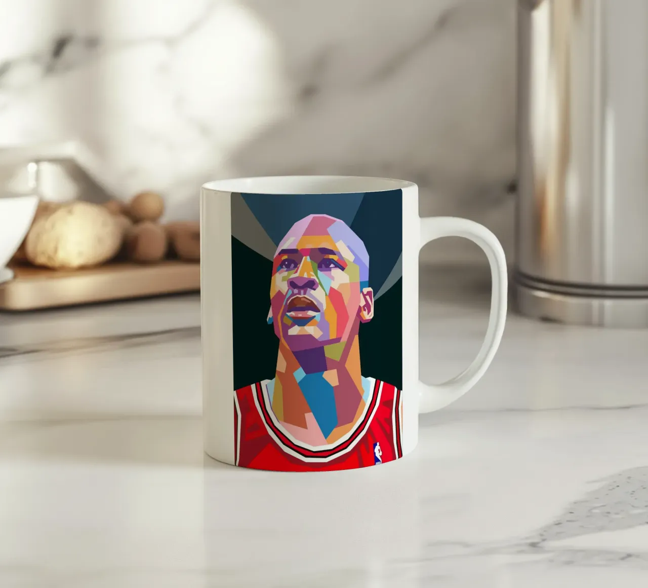 Michael Jordan art tazza in ceramica da Hantamrata