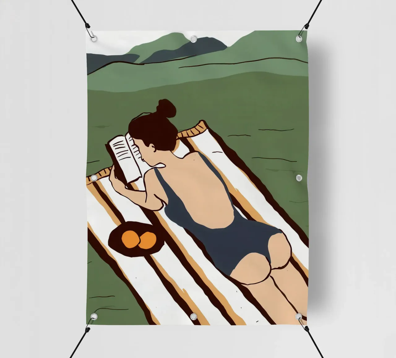 Prendere il sole sul tetto telo in pvc da Hollow Years