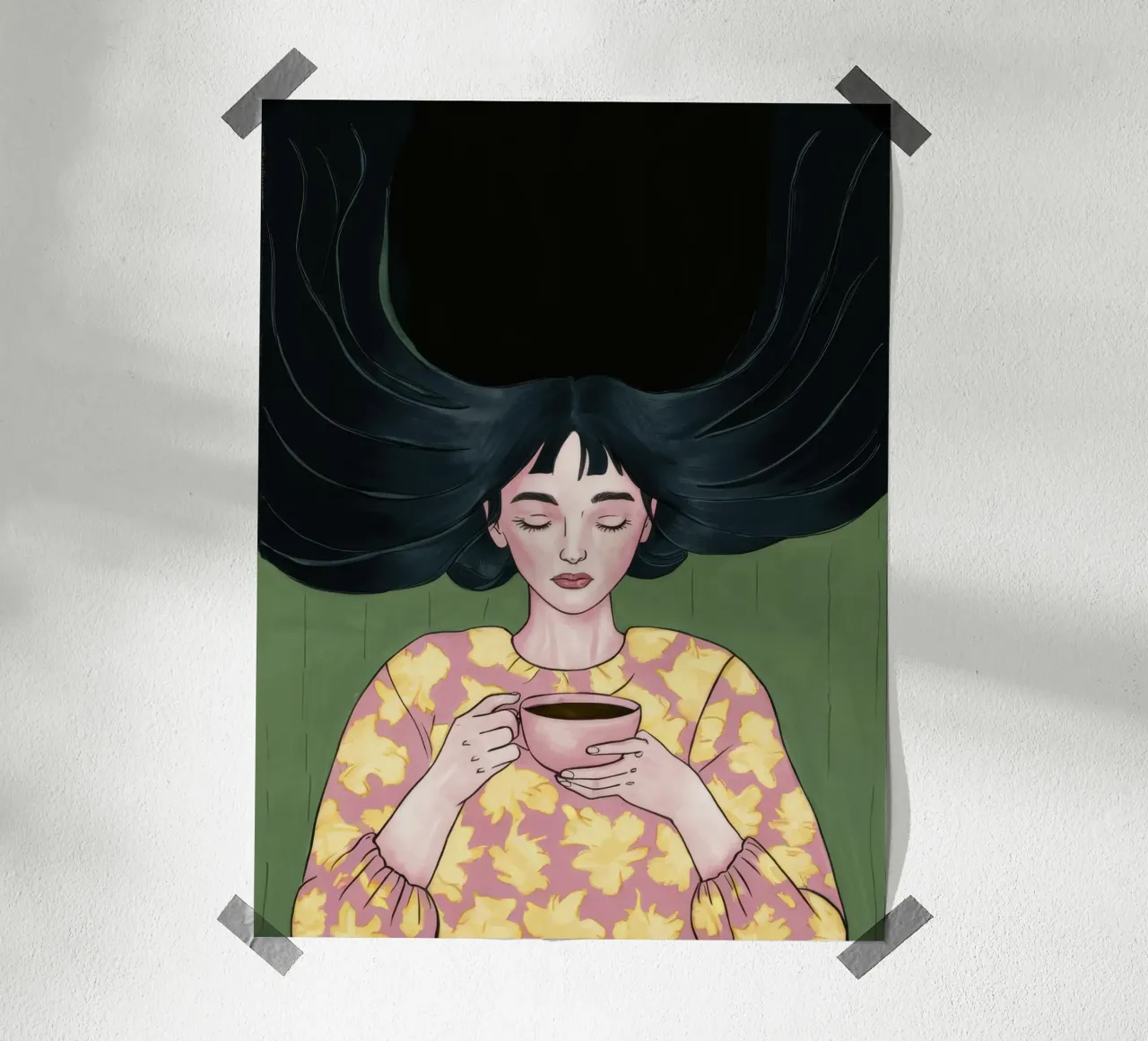 Cosmic Tea Dream hahnemühle by Hollow Years