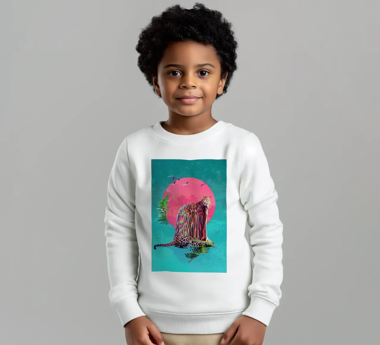 Jaguar felpa bambino da Ali Gulec