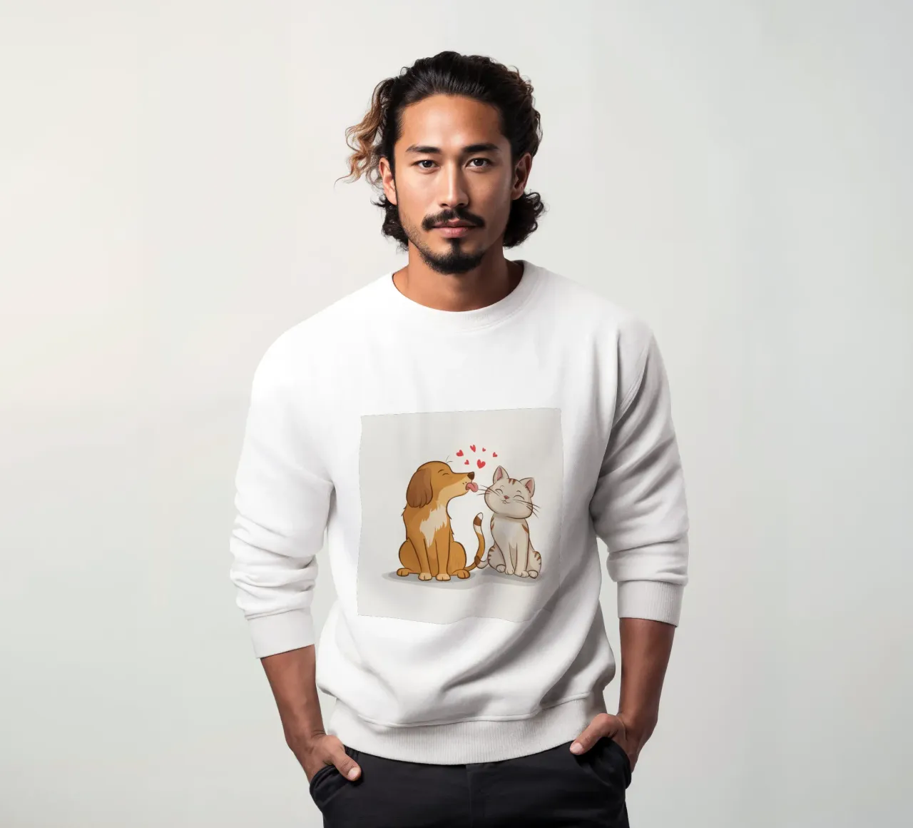 Abbraccio amorevole di un animale domestico felpa da Hollow Years