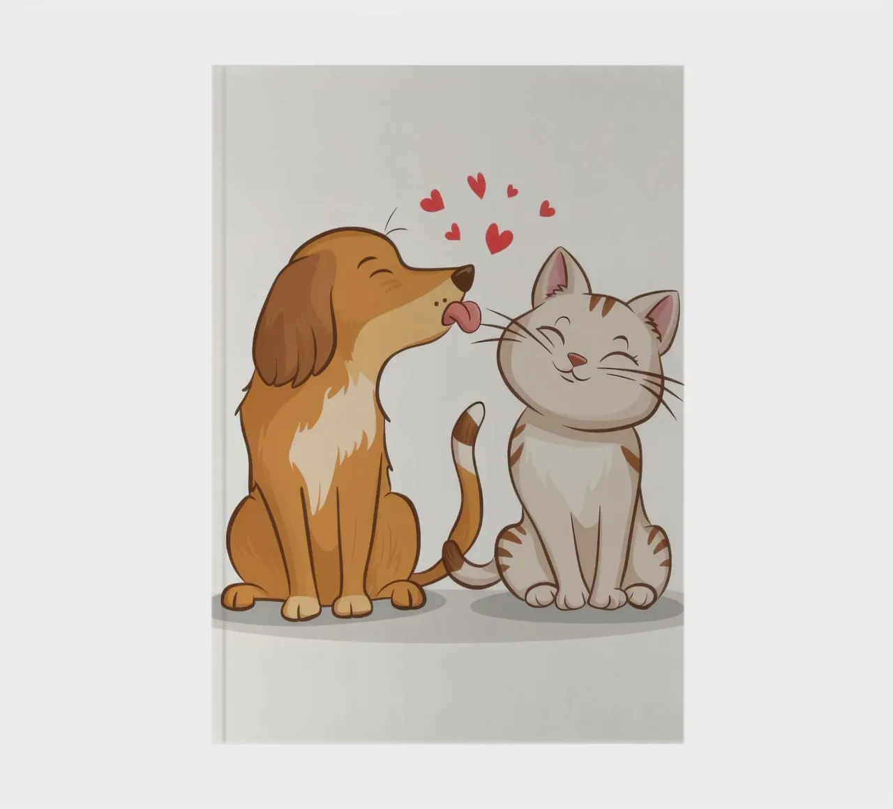 Loving Pet Embrace notebook by Hollow Years