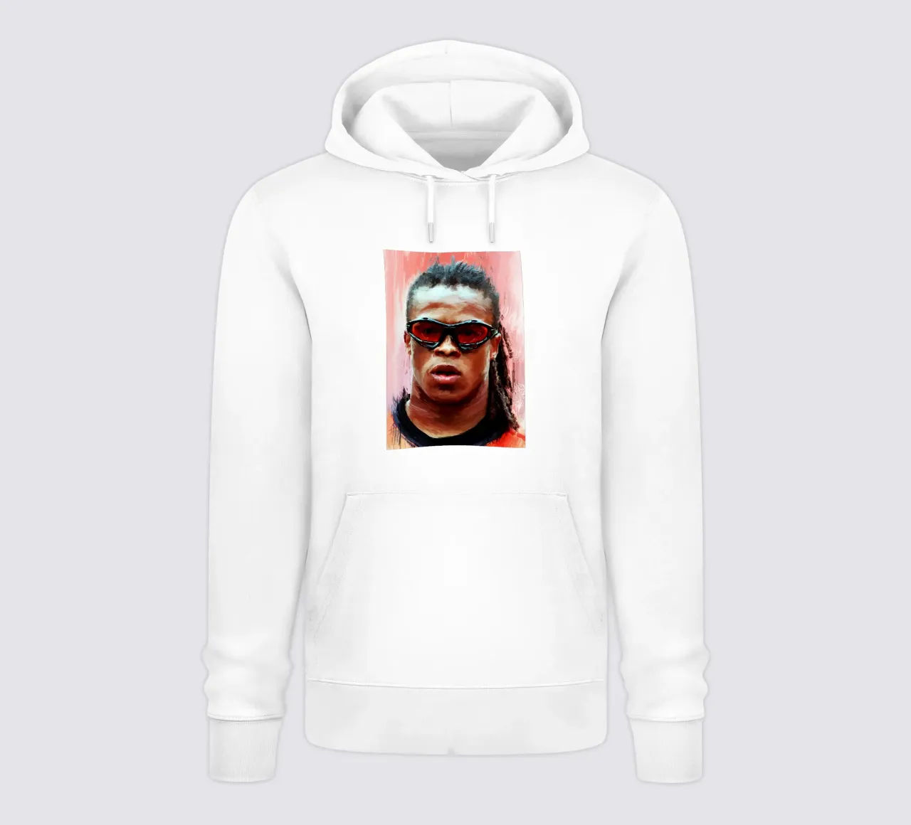 Edgar Davids iconic football player felpa con cappuccio da Lembayung art