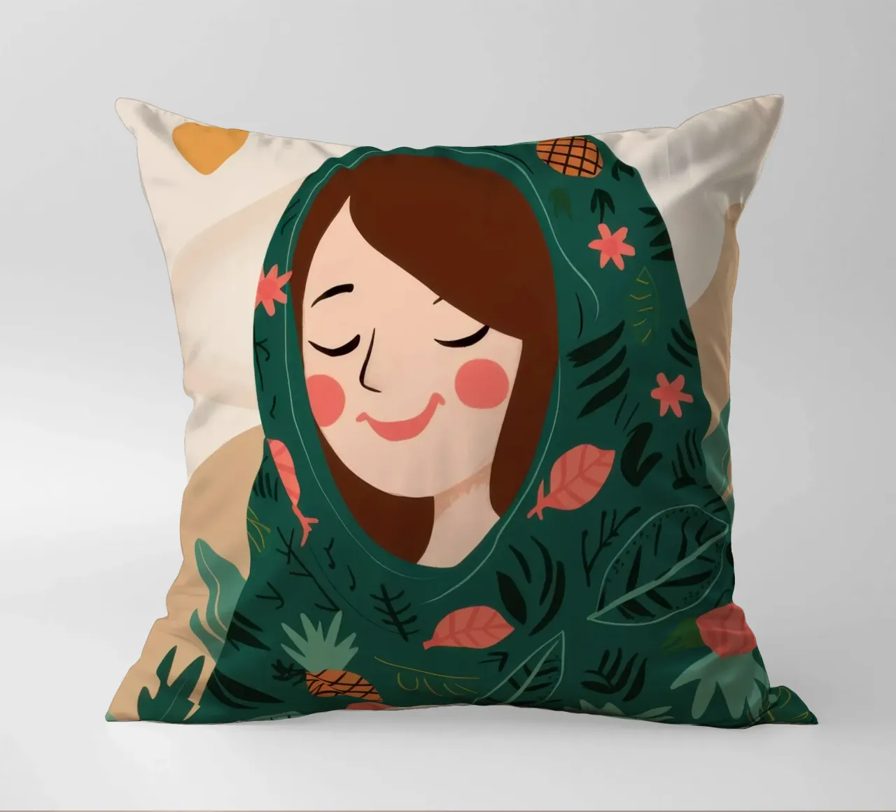 Sciarpa con testa di ananas cuscino da Hollow Years