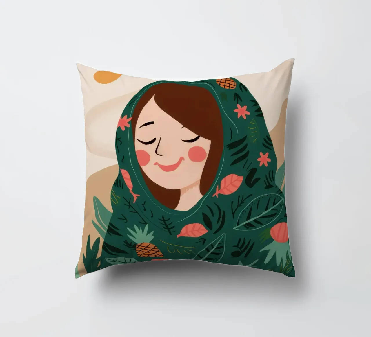 Sciarpa con testa di ananas cuscino da Hollow Years