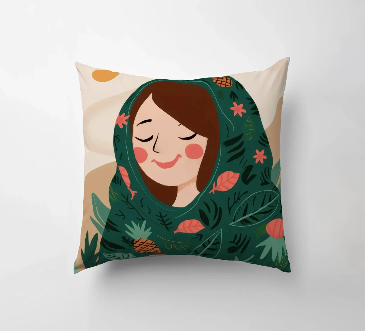 Sciarpa con testa di ananas cuscino da Hollow Years