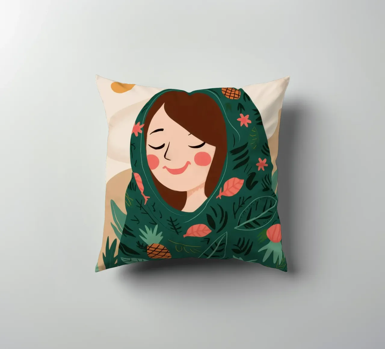 Sciarpa con testa di ananas cuscino da Hollow Years