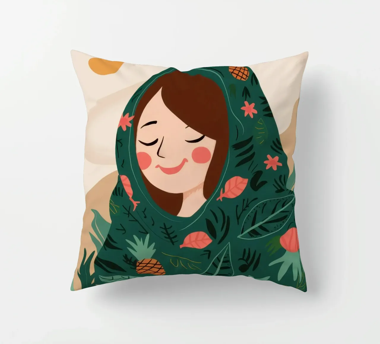 Sciarpa con testa di ananas cuscino da Hollow Years