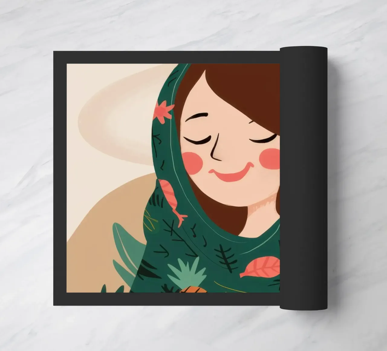 Sciarpa con testa di ananas zerbino da Hollow Years