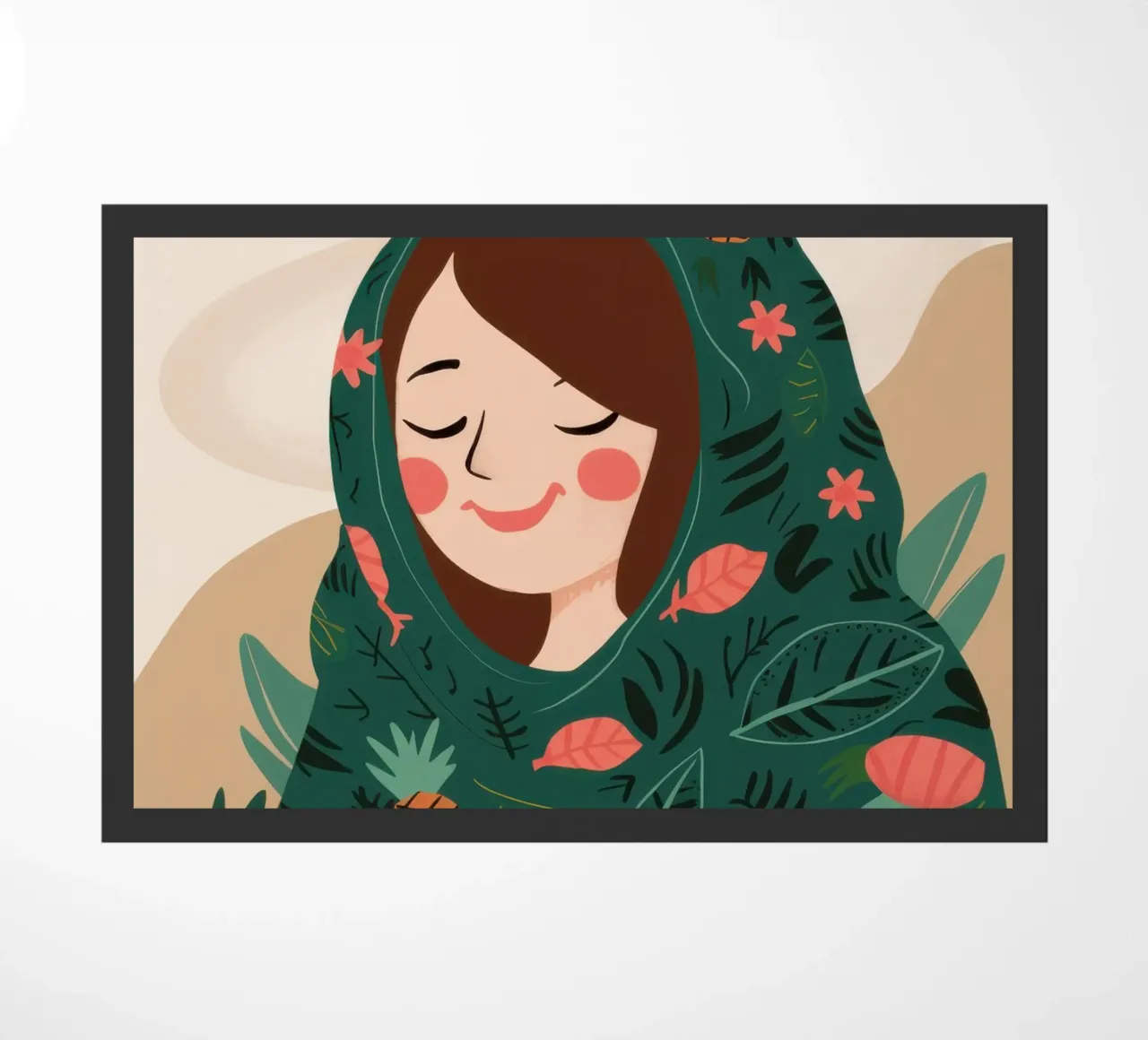 Sciarpa con testa di ananas zerbino da Hollow Years