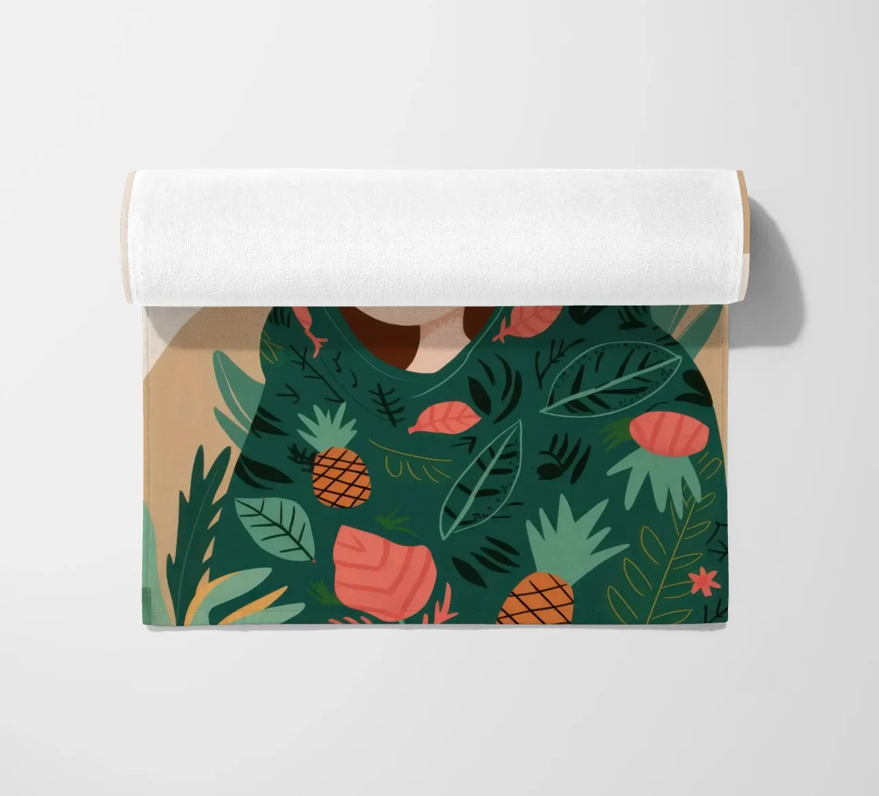 Sciarpa con testa di ananas telo mare da Hollow Years