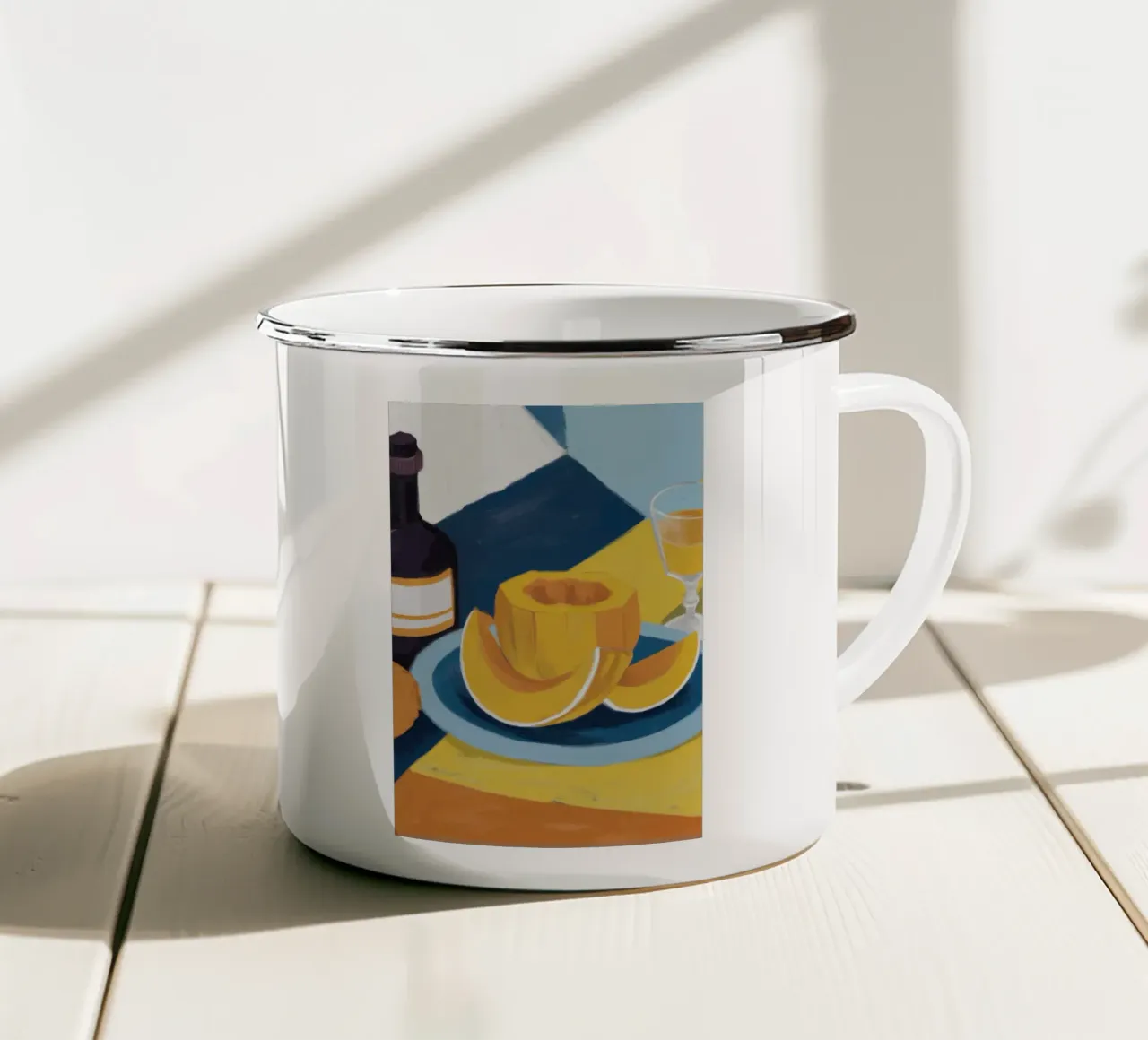 Vino Azzurro Immobile tazza in smalto da Sentinel Glow