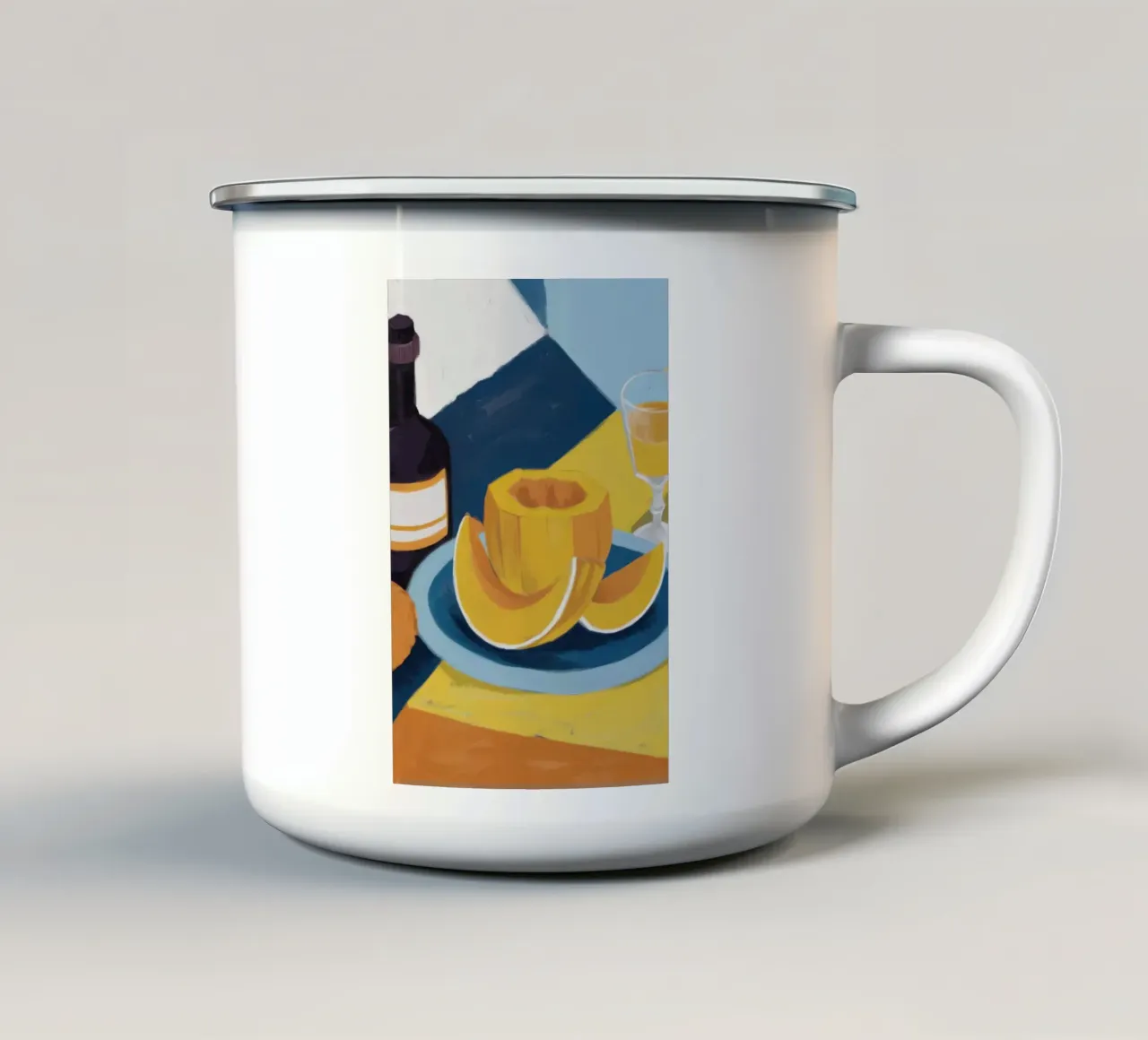 Vino Azzurro Immobile tazza in smalto da Sentinel Glow