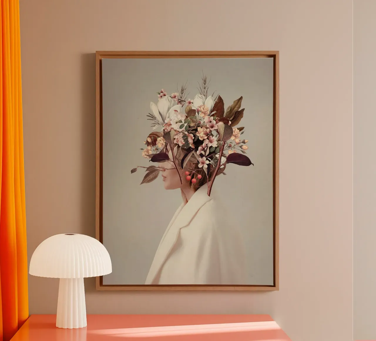 I fell in Love with fall because of you canvas by Ursulaprint